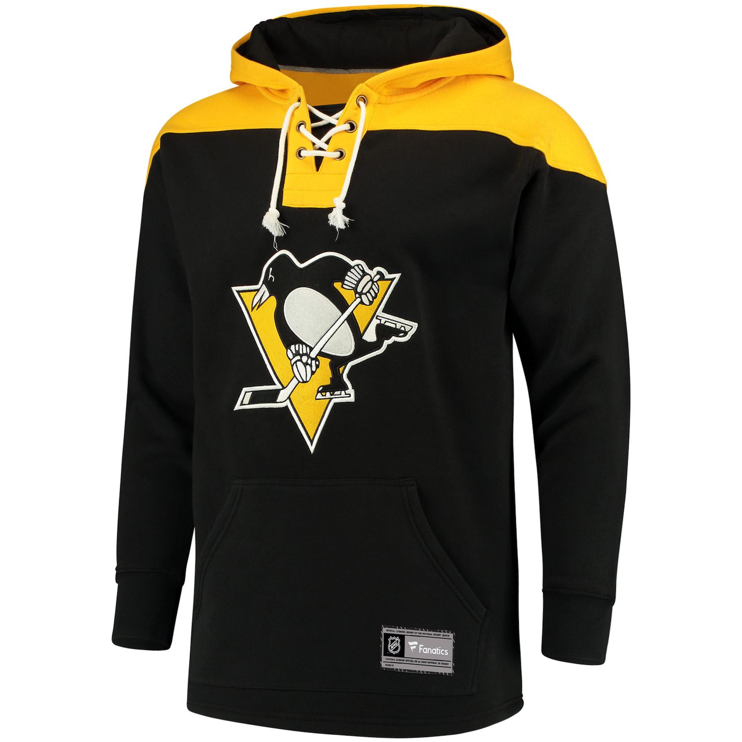 penguins lace up hoodie