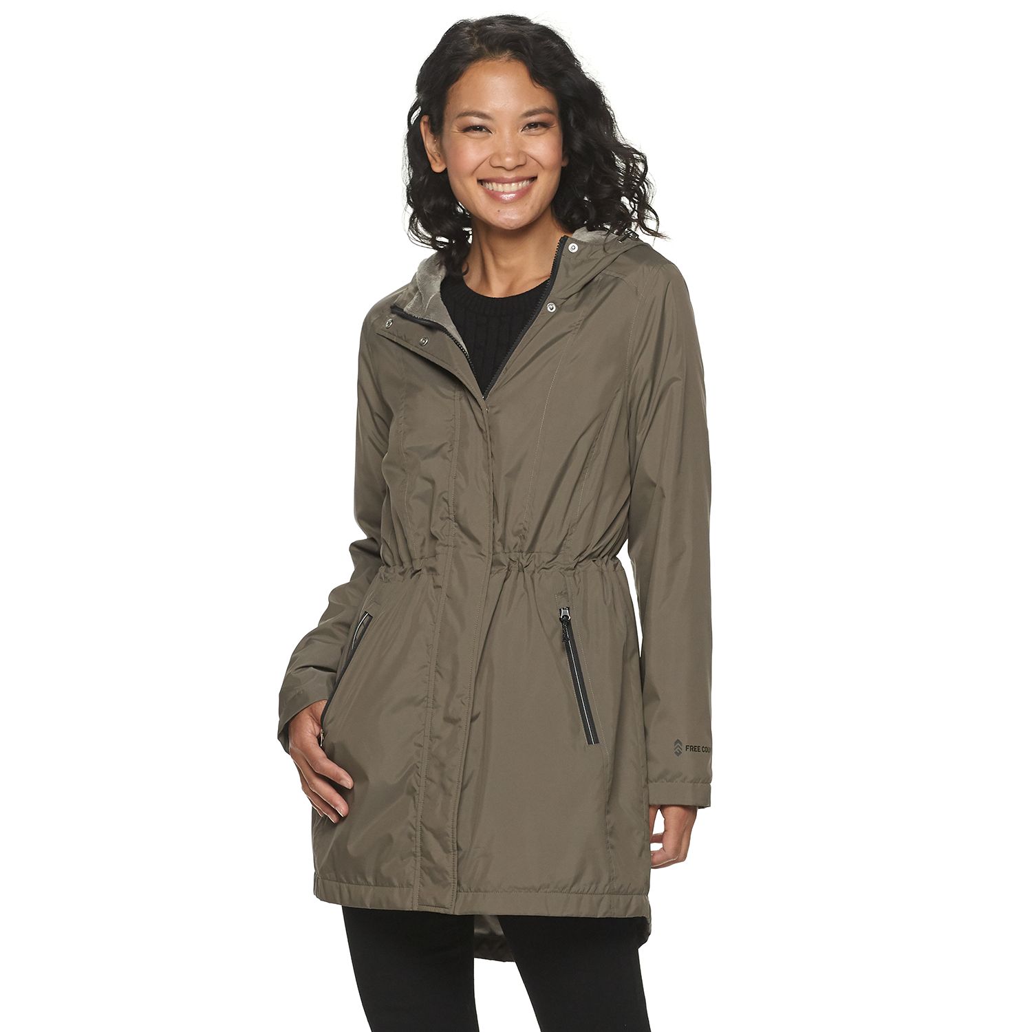 women's water resistant anorak jacket