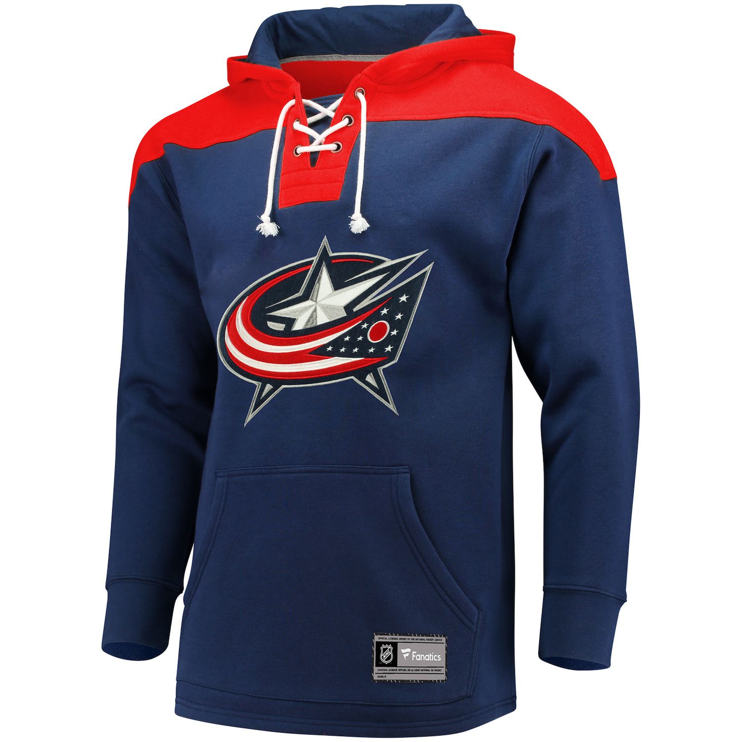 blue jackets jersey hoodie