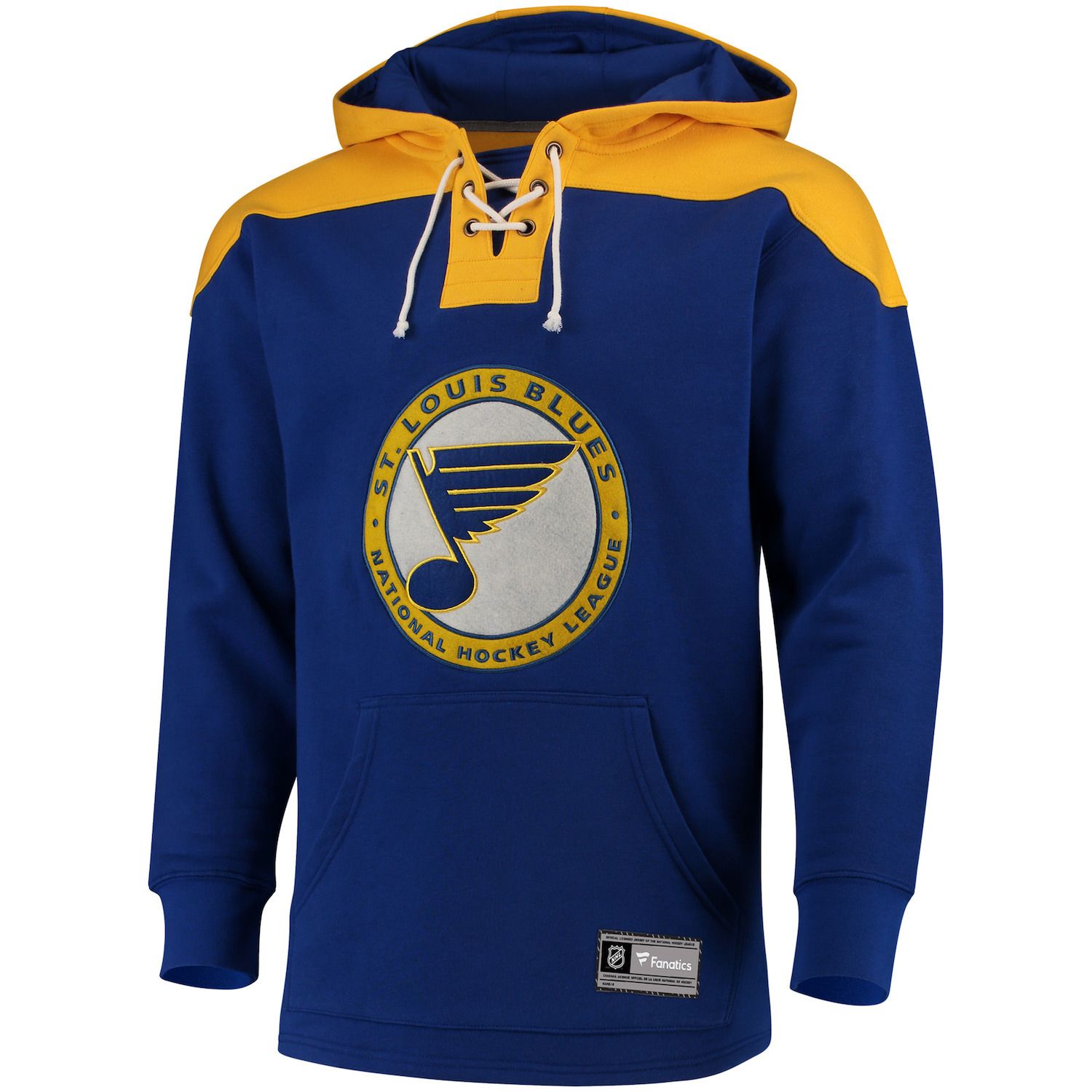 st louis blues lace up hoodie