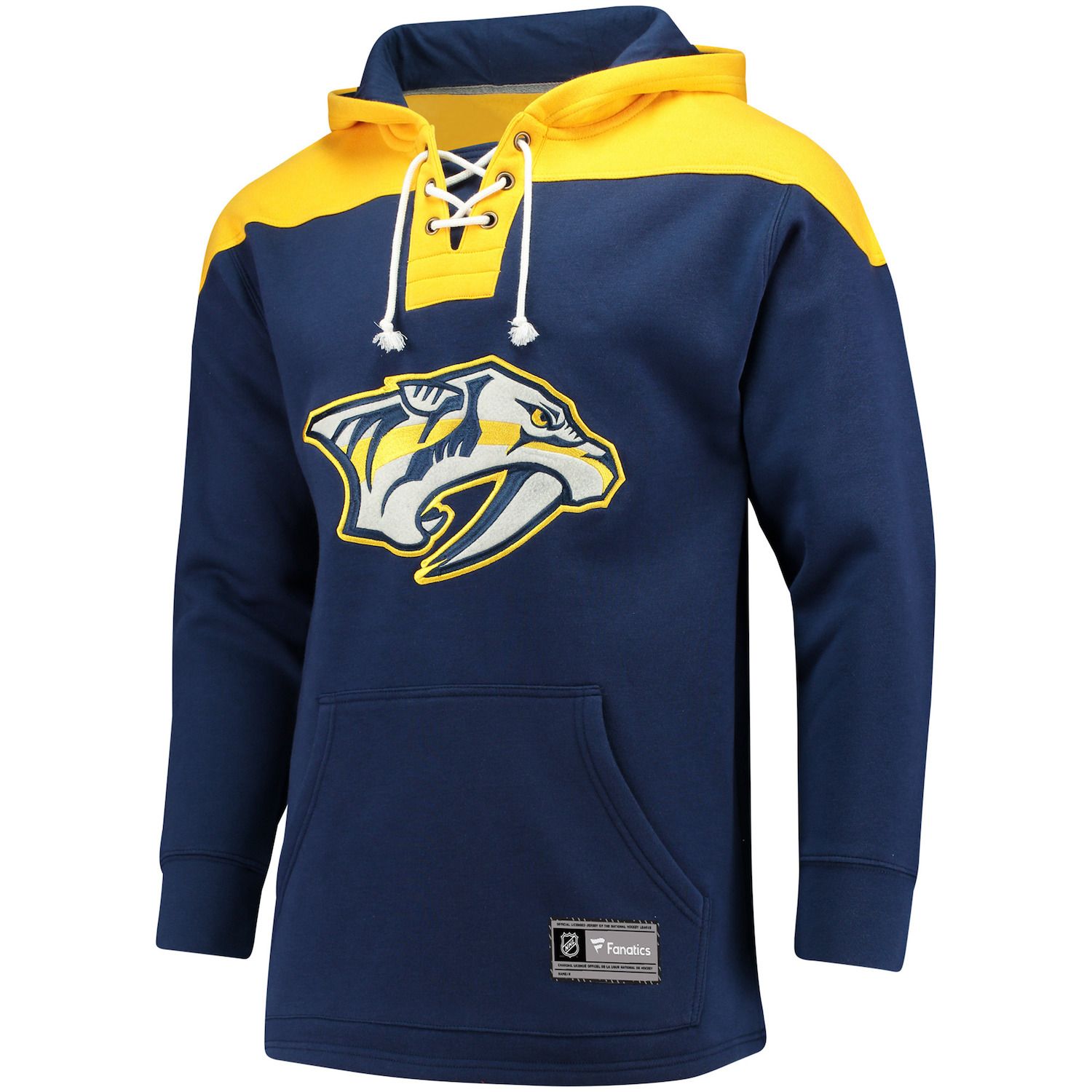 nashville predators lace up hoodie