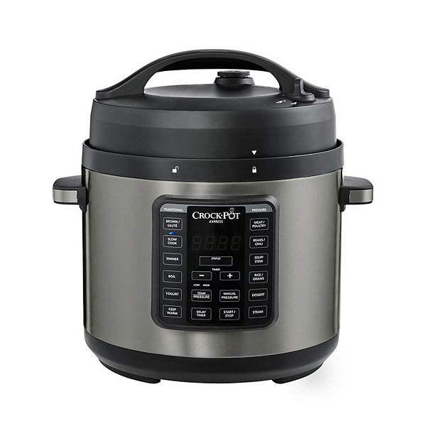 Crock-Pot Express 6-qt. Black Stainless Pressure Cooker