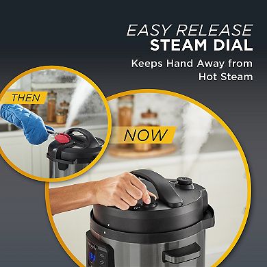 Crock-Pot Express 6-qt. Black Stainless Pressure Cooker