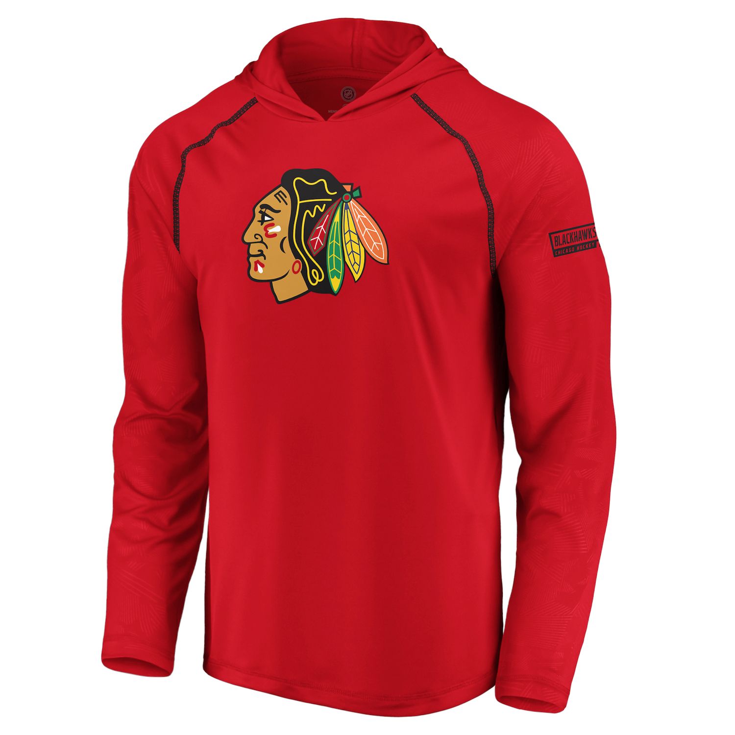 blackhawks hooded jersey