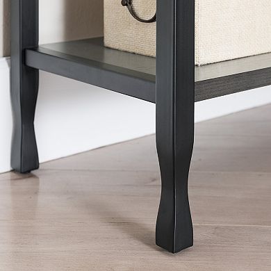Leick Furniture Chisel & Forge Corner Computer Desk