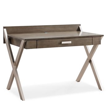 Leick Furniture Metal & Wood Laptop Computer Desk