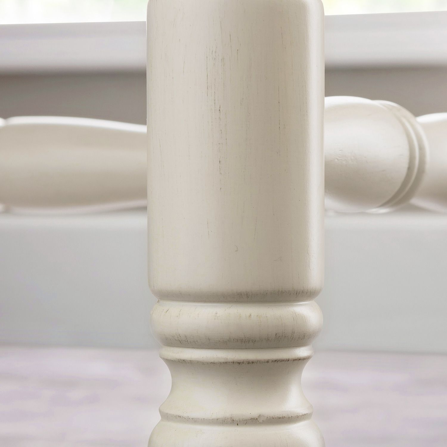 Leick Home Console Da Ingresso In Legno - Base In Metallo Oro Satinato, Design Salvaspazio, Bianco - 4