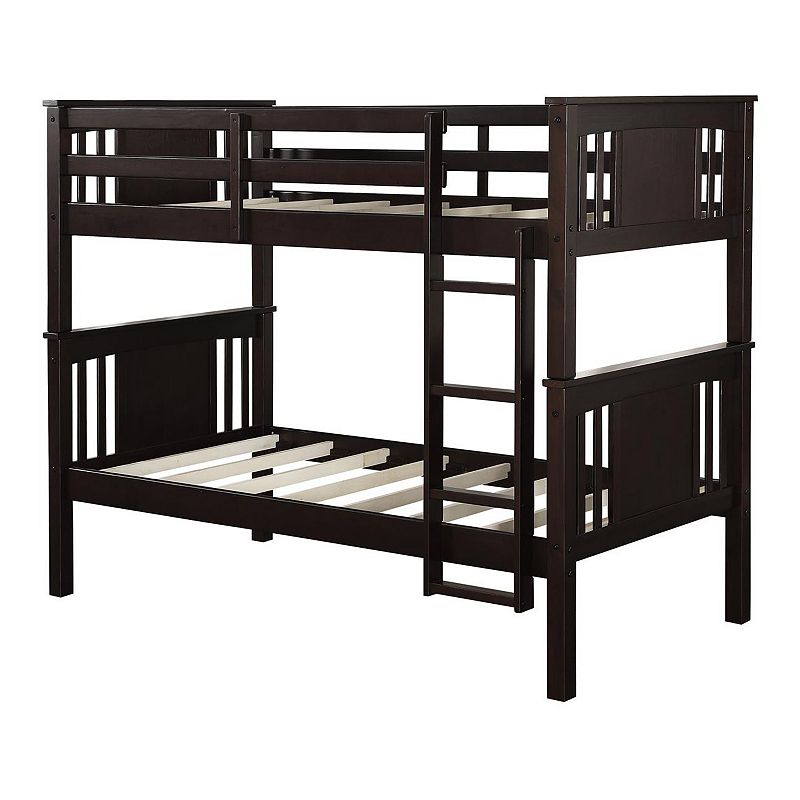 Dorel Living DL7519E DHP Dylan Twin Bunk Bed Espresso