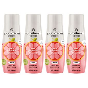 SodaStream Zero Pink Grapefruit 14.8-oz. Sparkling Drink Mix - 4 pk