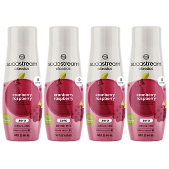 SodaStream Zero Cranberry Raspberry 14.8-oz. Sparkling Drink Mix - 4 pk