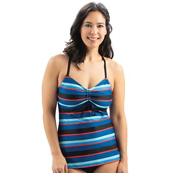 Women's Dolfin Aquashape Print Tie Tankini Top