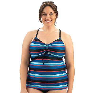 Women's Dolfin Aquashape Print Tie Tankini Top