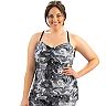 Women's Dolfin Aquashape Print Tie Tankini Top