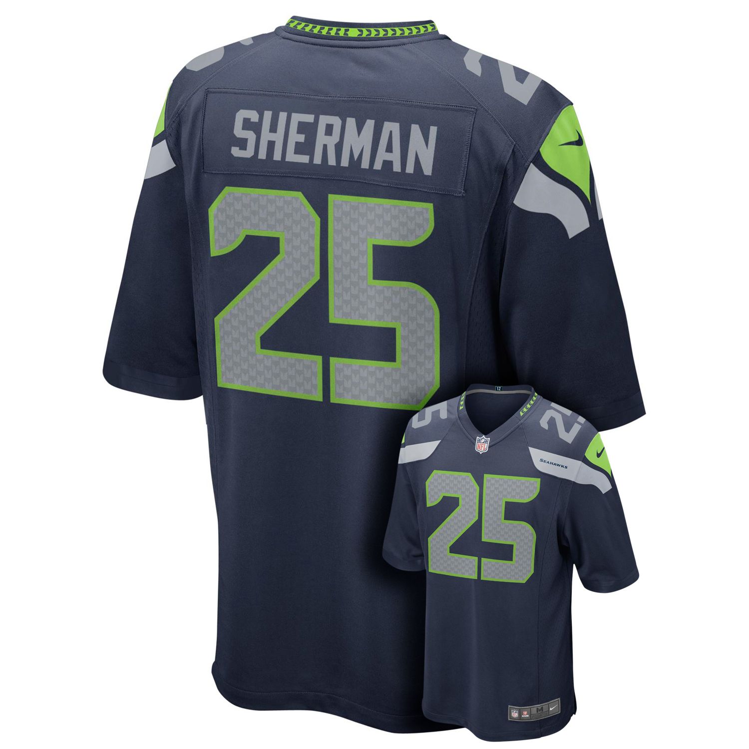 richard sherman seahawks jersey