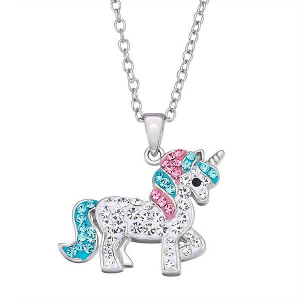 Unicorn Necklace for Girls Be a Unicorn in a Field of Horses Floating  Charms Unicorn Locket Necklace, Pink Unicorn Jewelry for Girls