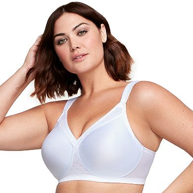 Glamorise Bra: Soft Shoulders Full-Figure T-Shirt Bra 1080