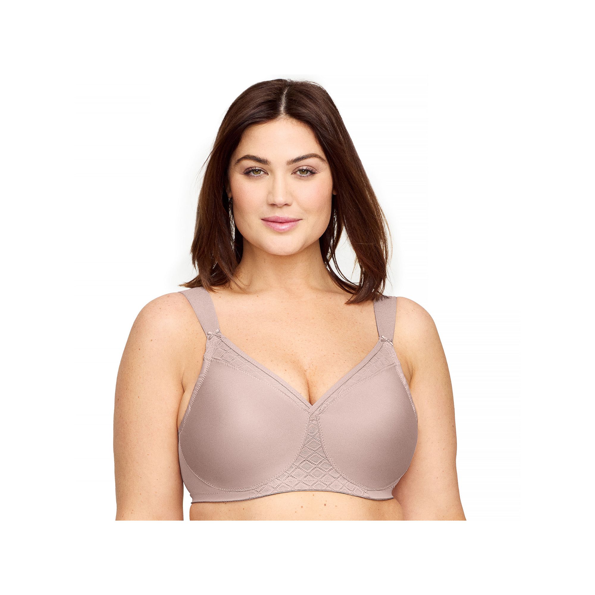 Plus Size Glamorise Full-Figure MagicLift Non-Padded Wire-Free T-Shirt Bra 