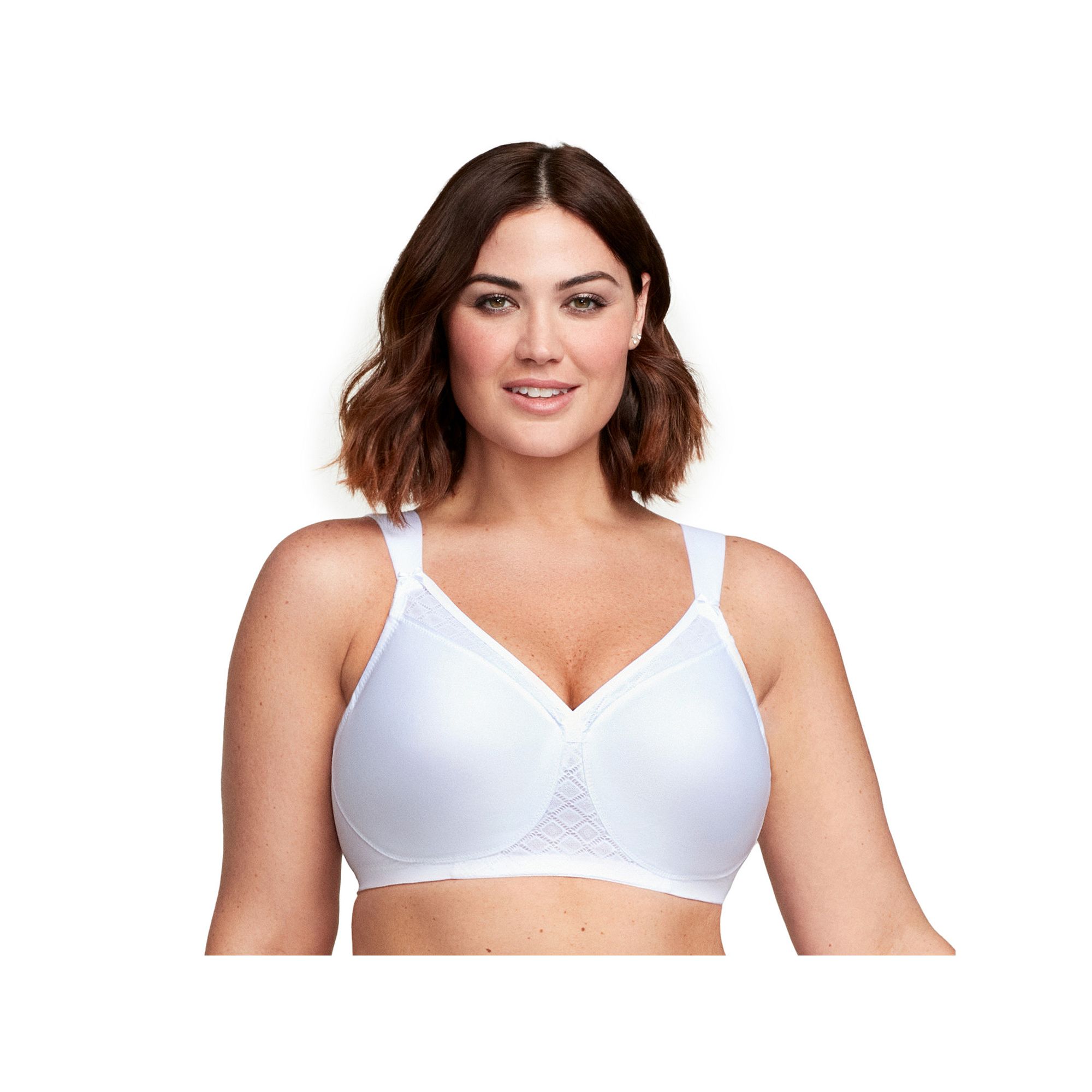 Plus Size Glamorise Full-Figure MagicLift Non-Padded Wire-Free T-Shirt Bra 
