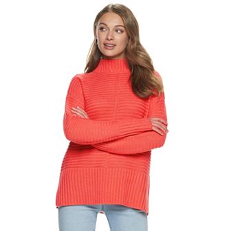 Women's Apt. 9® Long Sleeve Mock Neck Pullover