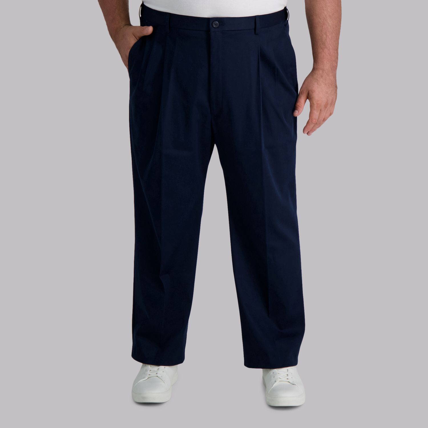 kohls haggar premium no iron khaki