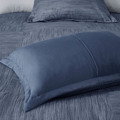 Madison Park Clayton 7-Piece Printed Seersucker Comforter Set