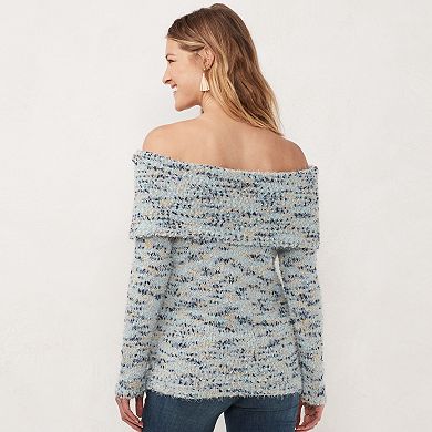 Women's LC Lauren Conrad Off-the-Shoulder Sweater