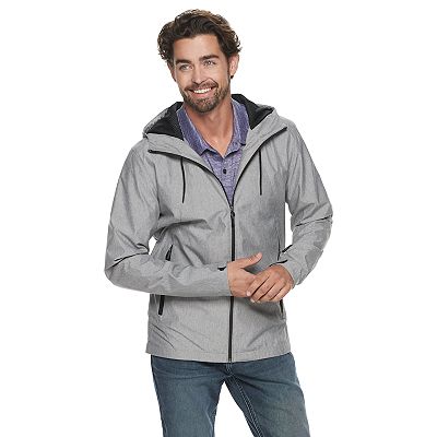 Men s Marc Anthony Slim Fit Solid Hooded Rain Jacket