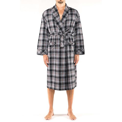 Men's Residence Big and Tall Flannel Shawl Robe
