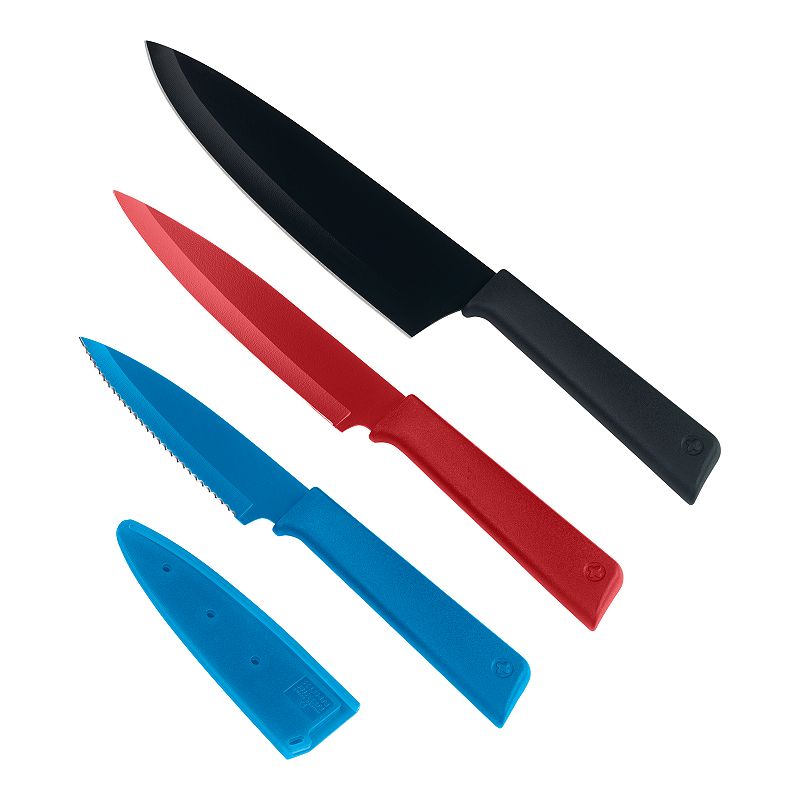 UPC 705475265977 product image for Kuhn Rikon COLORI + Professional 3-pc. Knife Set, Multicolor | upcitemdb.com