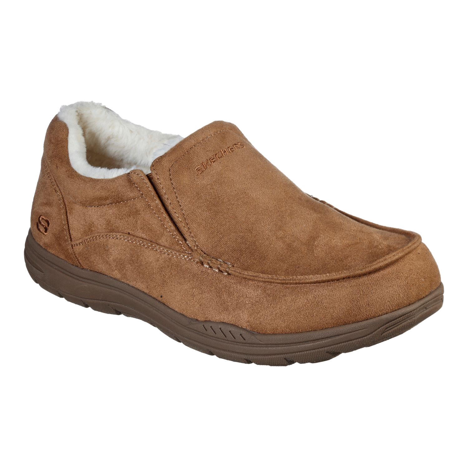 skechers mens house shoes