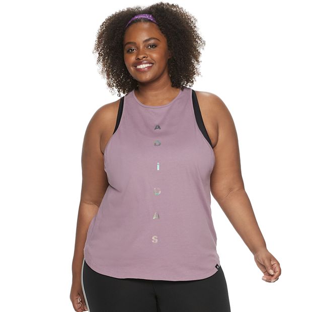 plus size adidas top