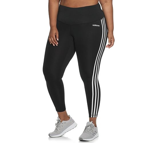 Plus Size adidas 3-Stripe Designed to Move Leggings