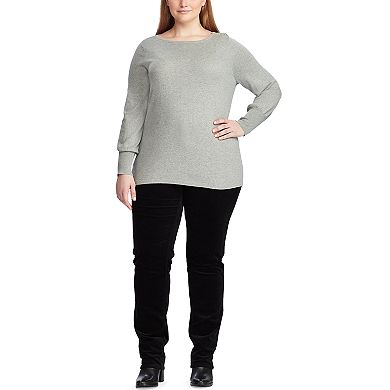 Women's Plus Size Chaps Sweater