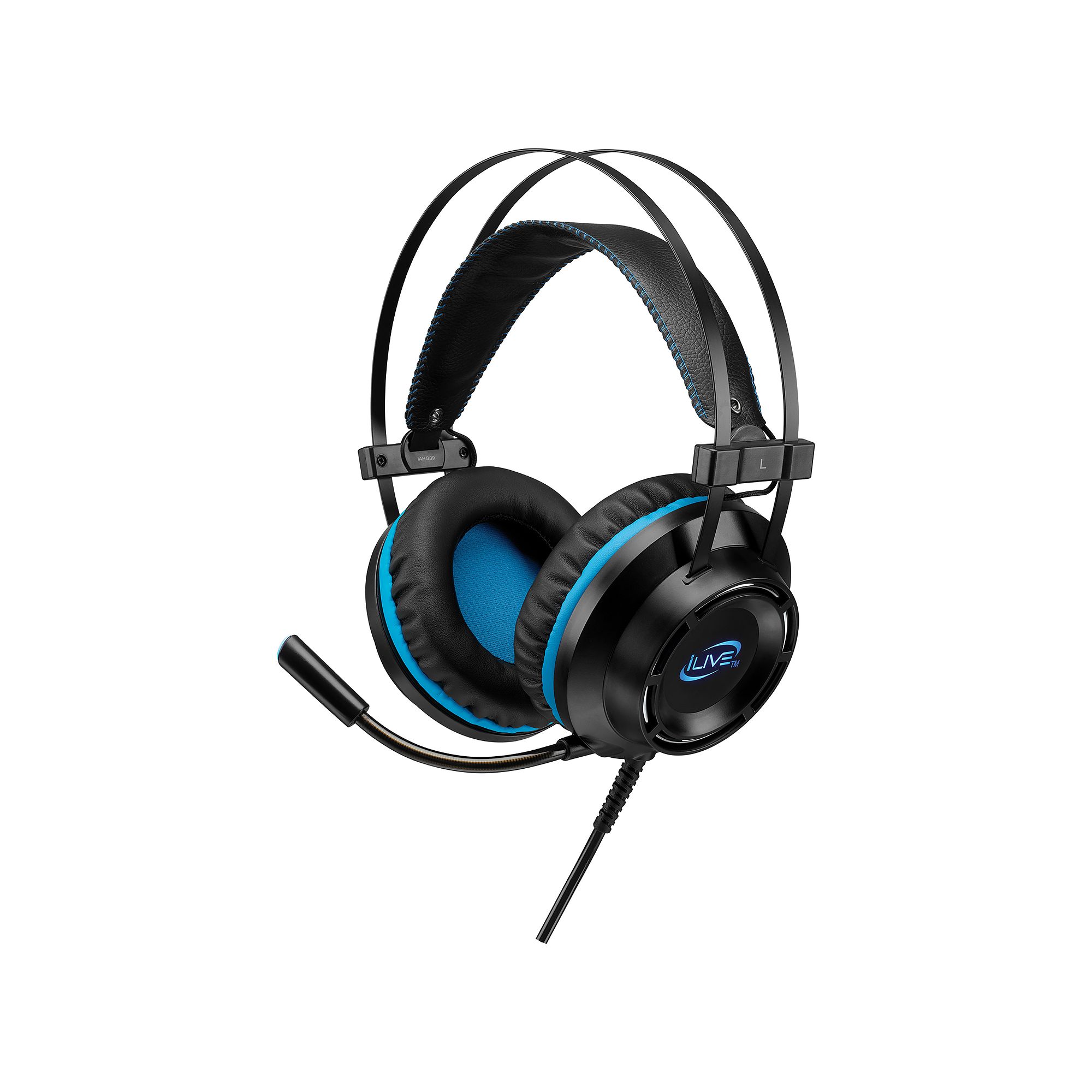 iLive Gaming Adjustable Headphones, Black