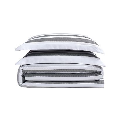 Truly Soft Curtis Stripe 3-piece Duvet Cover Set