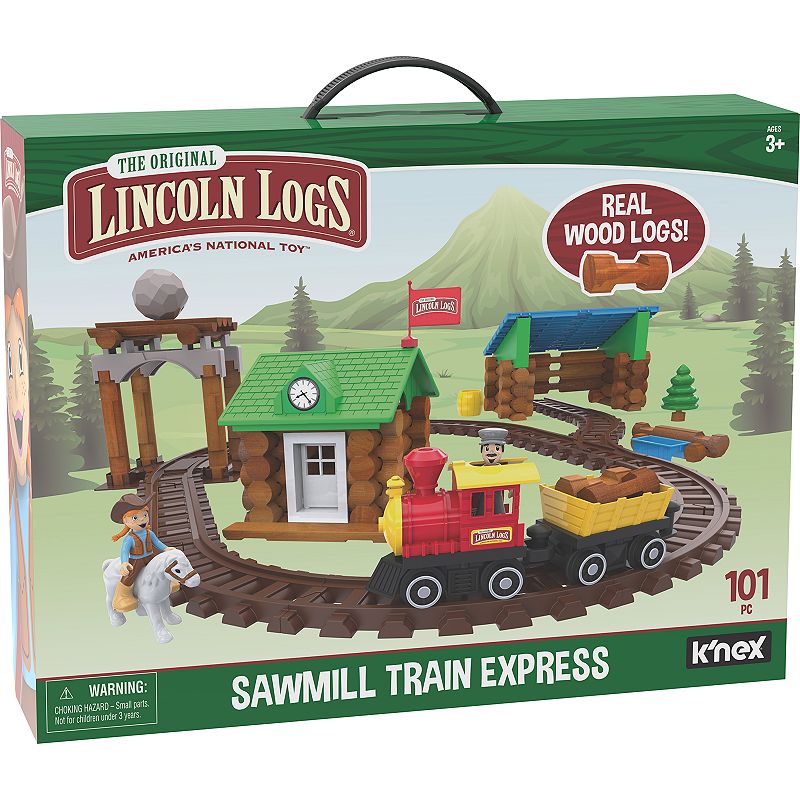 38850258 Lincoln Logs Sawmill Train Express, Multicolor sku 38850258