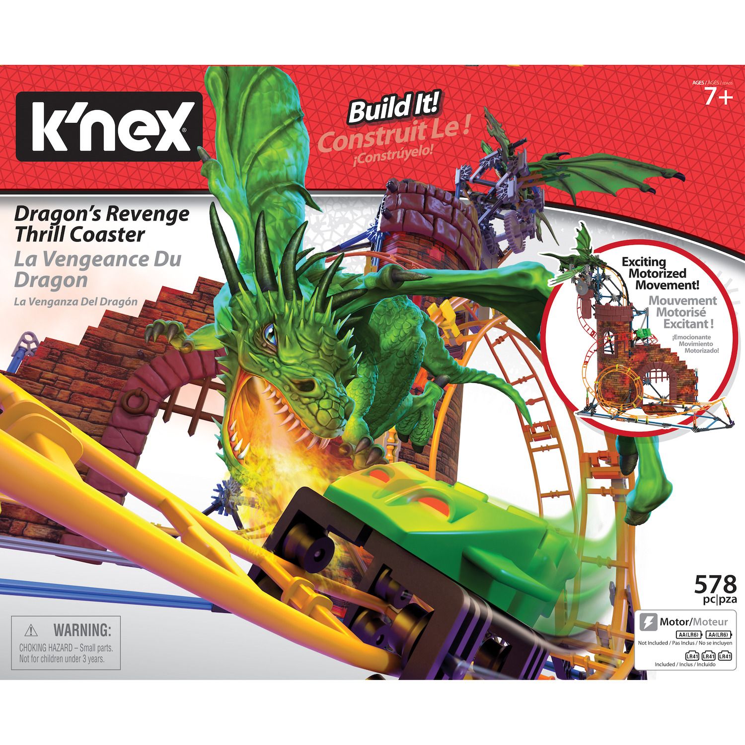 knex glow in the dark roller coaster