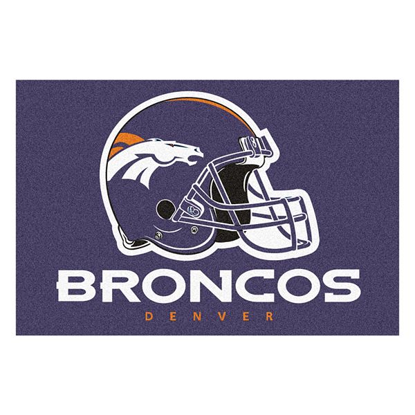 Denver Broncos Football Rug