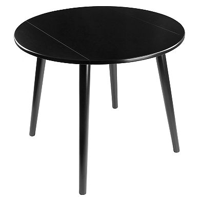 Winsome Moreno Round Drop Leaf Table