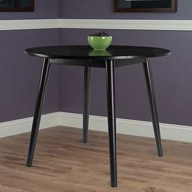 Winsome Moreno Round Drop Leaf Table