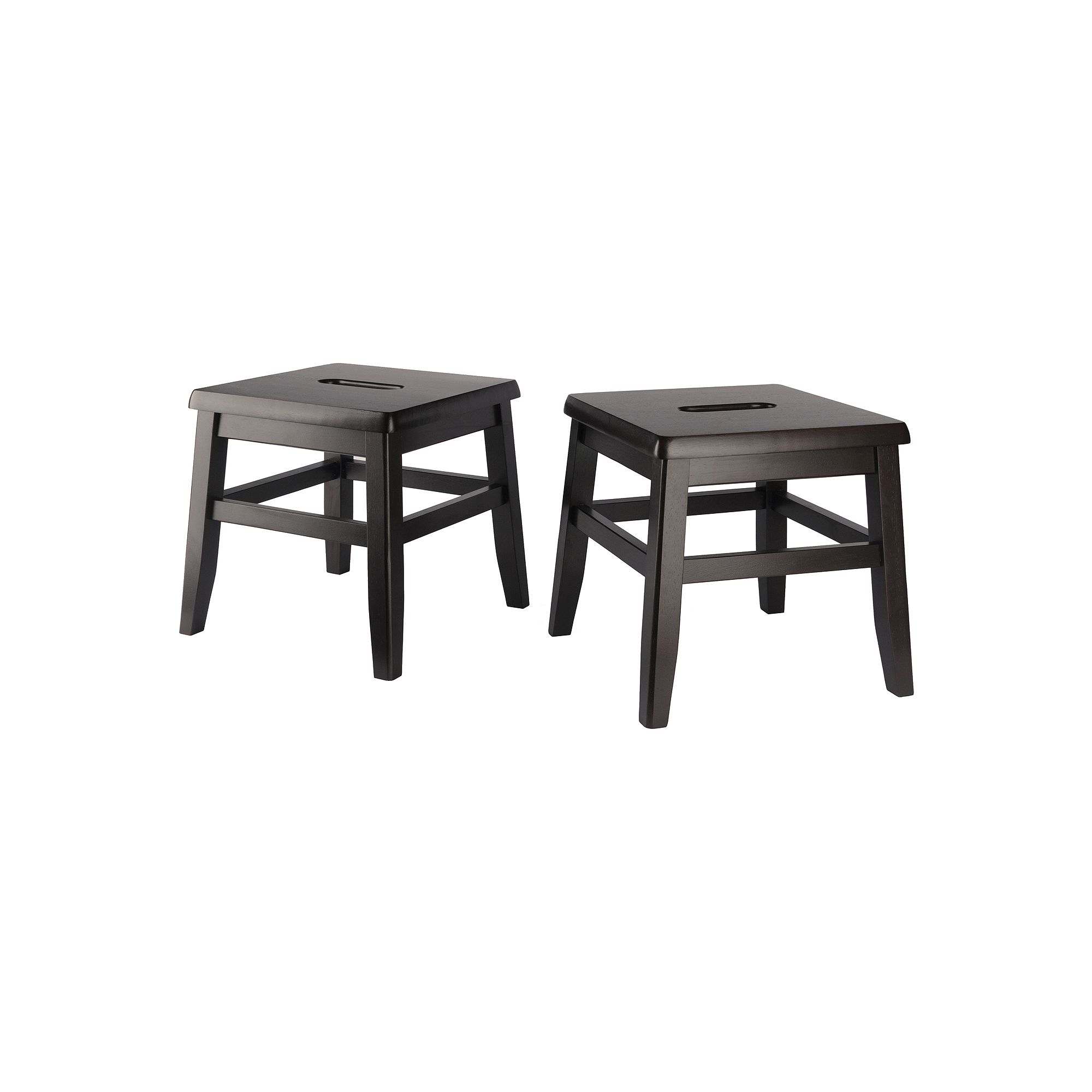 Winsome Kaya 2-Piece Conductor Stool Set, Brown