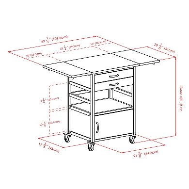 Winsome Bellini Kitchen Cart