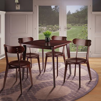 Winsome Pauline 5-Piece Table and Chairs Set