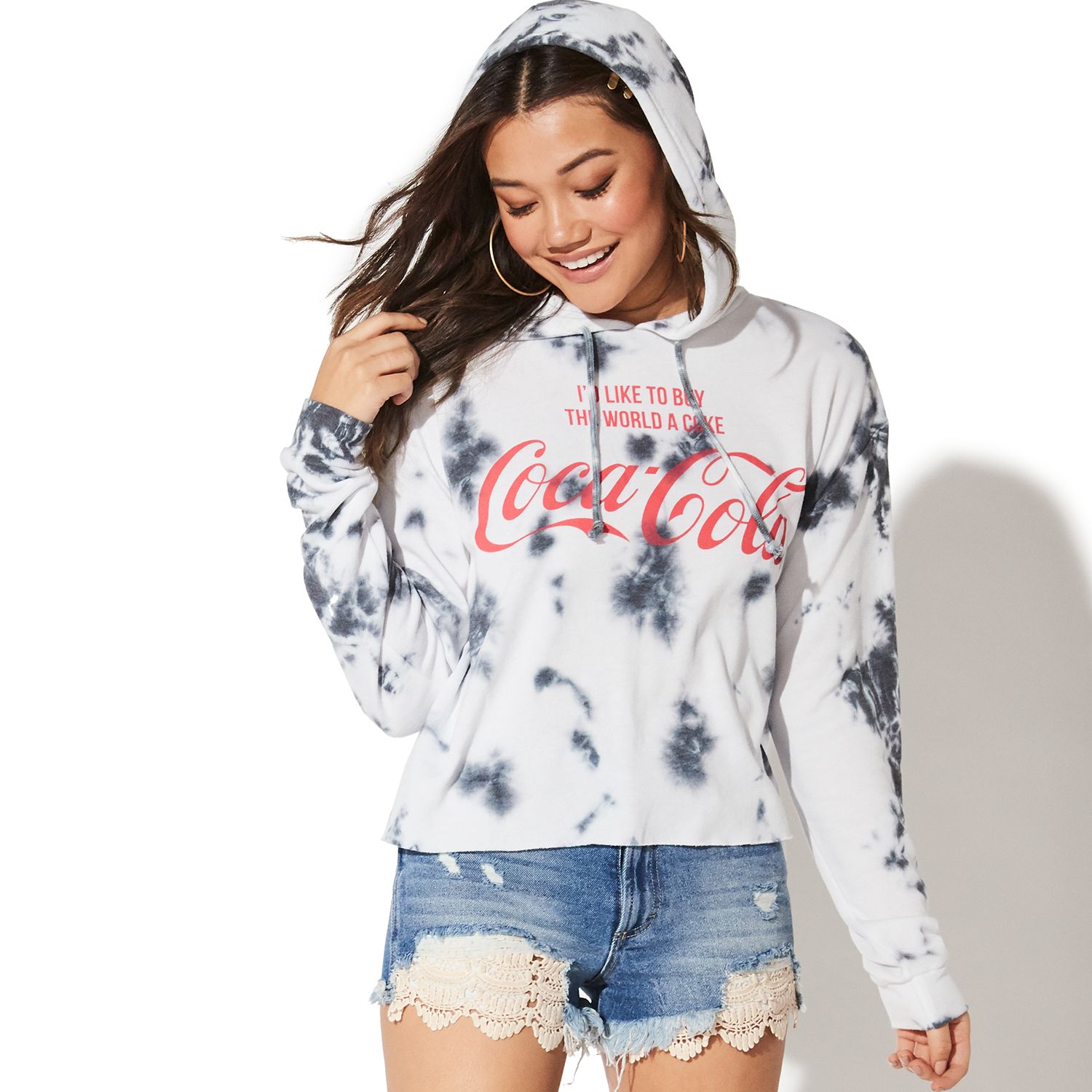 kohls cropped hoodie