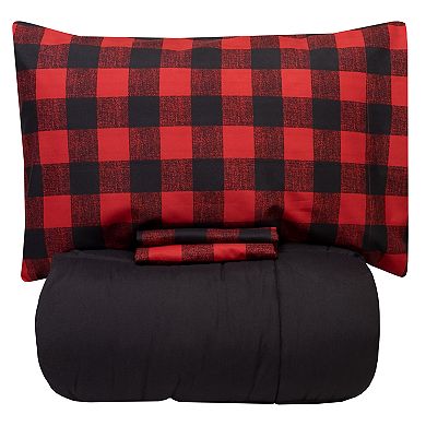 Sweethome Collection Buffalo Check Comforter and Sheet Set