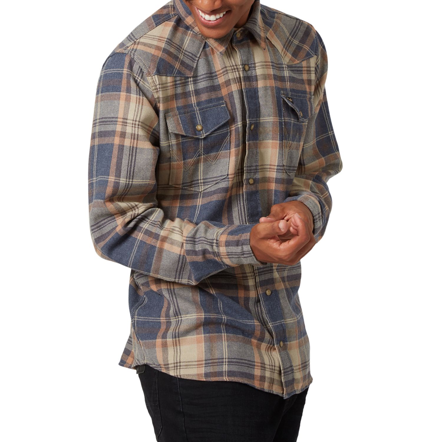 wrangler western shirts with snaps