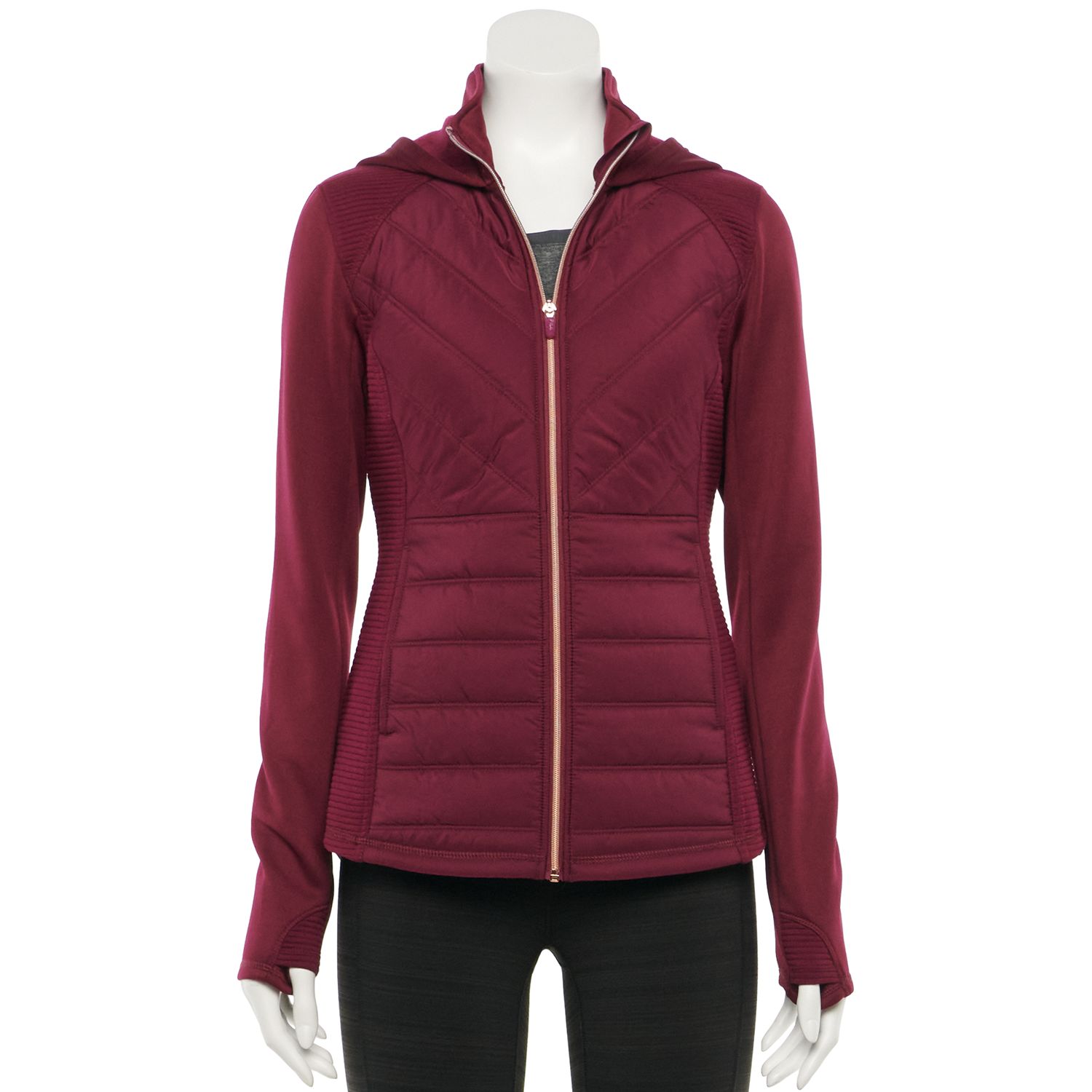 women's red casual jacket