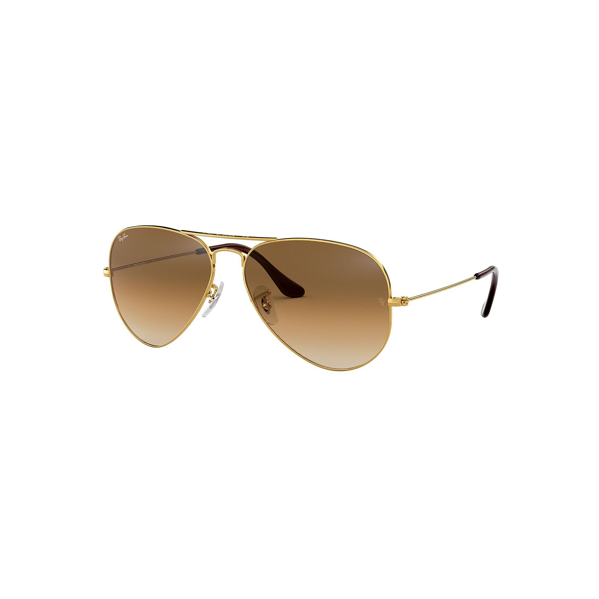 Ray-Ban RB3025 Original Aviator 58mm Gradient Sunglasses, Light Brown