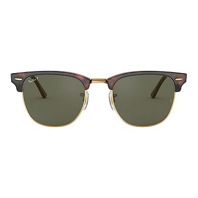 Ray-Ban RB3016 Clubmaster Classic 51mm Square Polarized Sunglasses