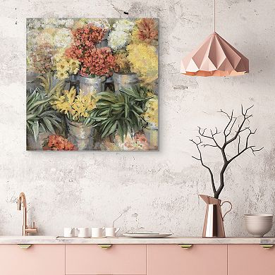 Fine Art Canvas Spring Market Canvas Wall Art